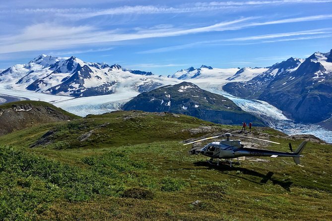 Alaska Heli Hiking - ANCHORAGE AREA - A Special Bonus Moment: Extra Glacier Landing on the Return