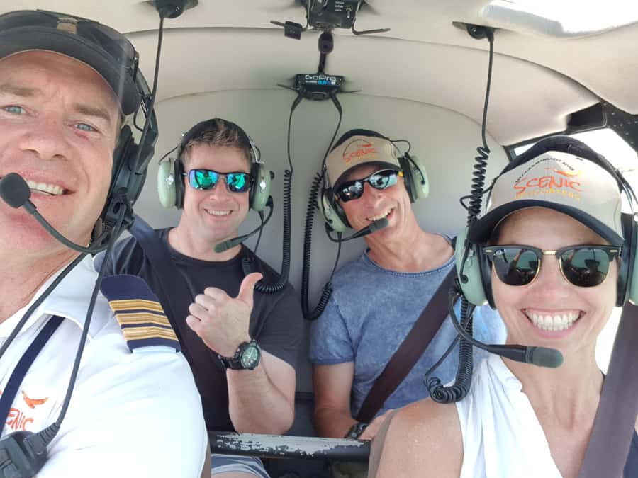 Albany: 60 min scenic helicopter flight - Departing Albany Town Jetty and lifting over the Wind Farm