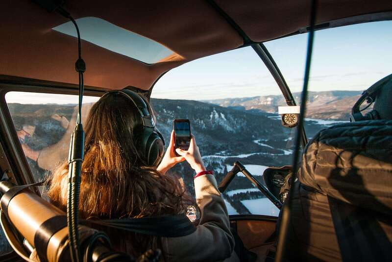 Attitude-Helicopter: Helicopter tour of Quebec City - The Two Flight Routes: 45 Minutes vs 60 Minutes