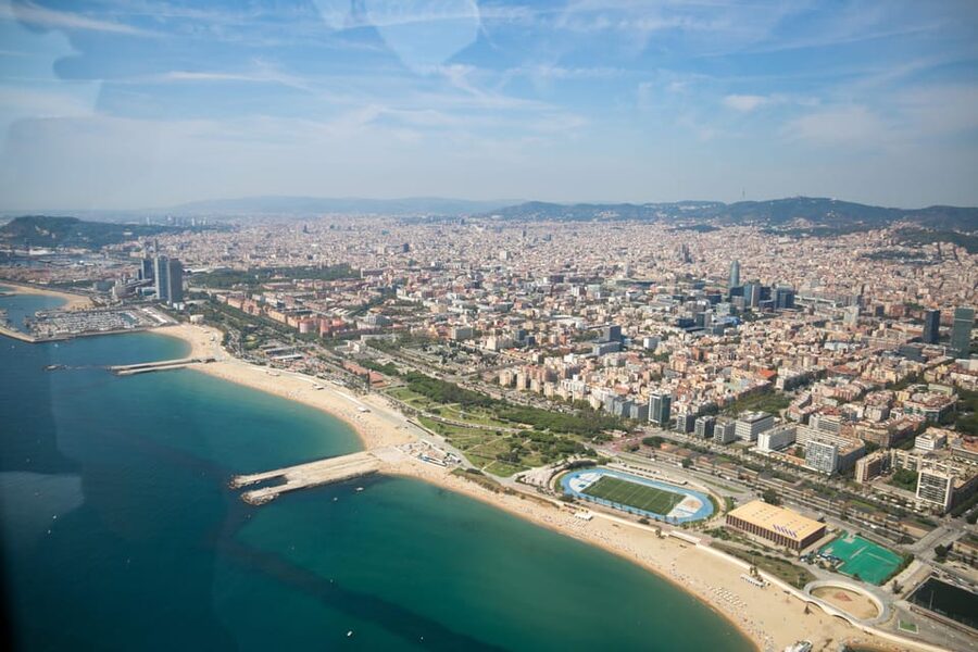 Barcelona: Boat Trip and Panoramic Helicopter Flight - If You Add the Sailing Upgrade: One Hour on the Orsom at Sea Level