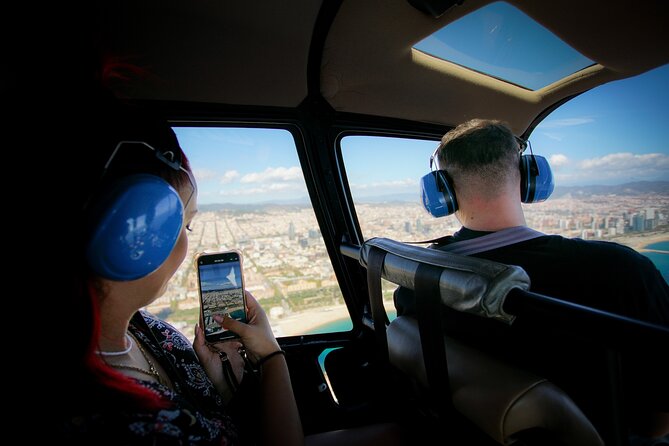 Barcelona Helicopter Flight: Unique View from The Sky - Small Group Setup and the 243 lbs Weight Limit