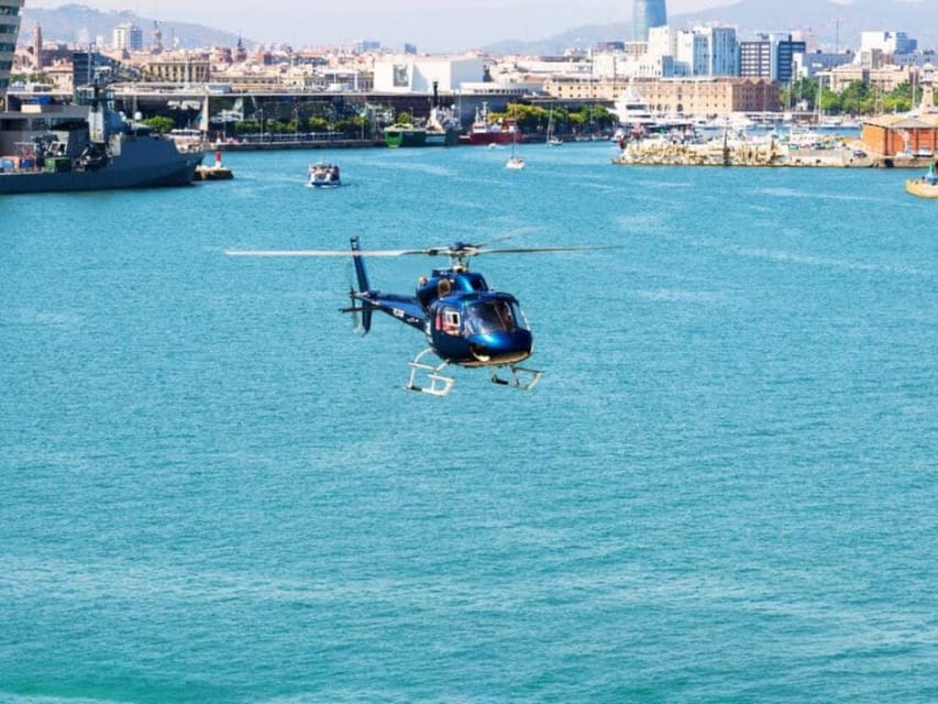 Barcelona: Helicopter Tour - Port Vell, Barceloneta, and the Olympic Port: the “how the shoreline works” view