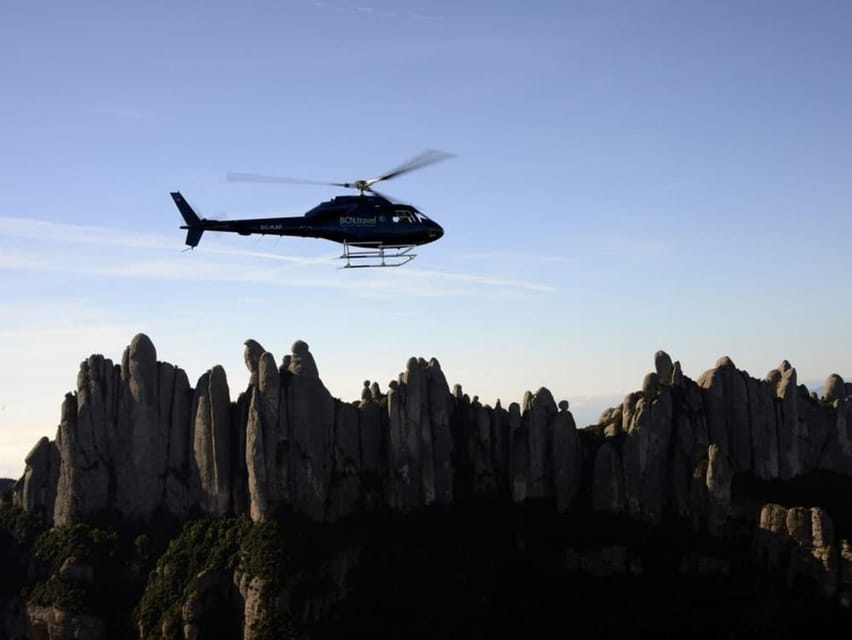 Barcelona: Helicopter Tour - Spotify Camp Nou and the Olympic Ring: sports landmarks with a city context