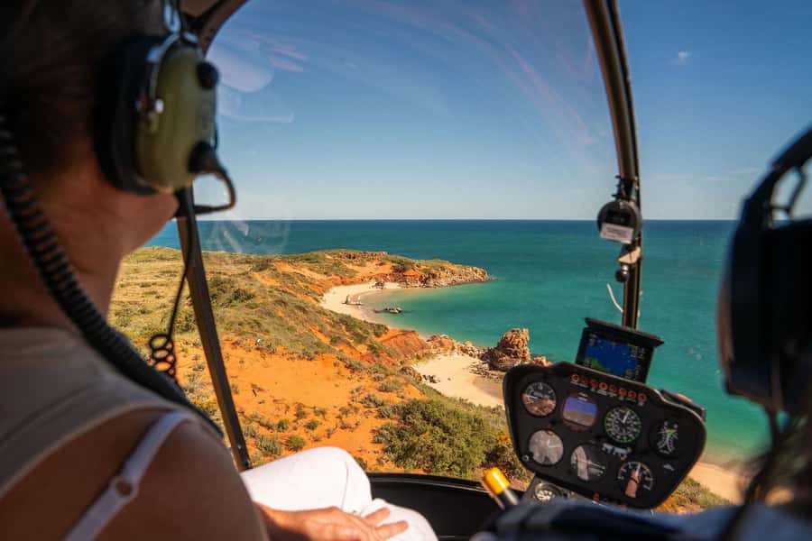 Broome: Edgar Ranges, Eco Beach & Lunch Helicopter tour - The Coastal Return Around Roebuck Bay