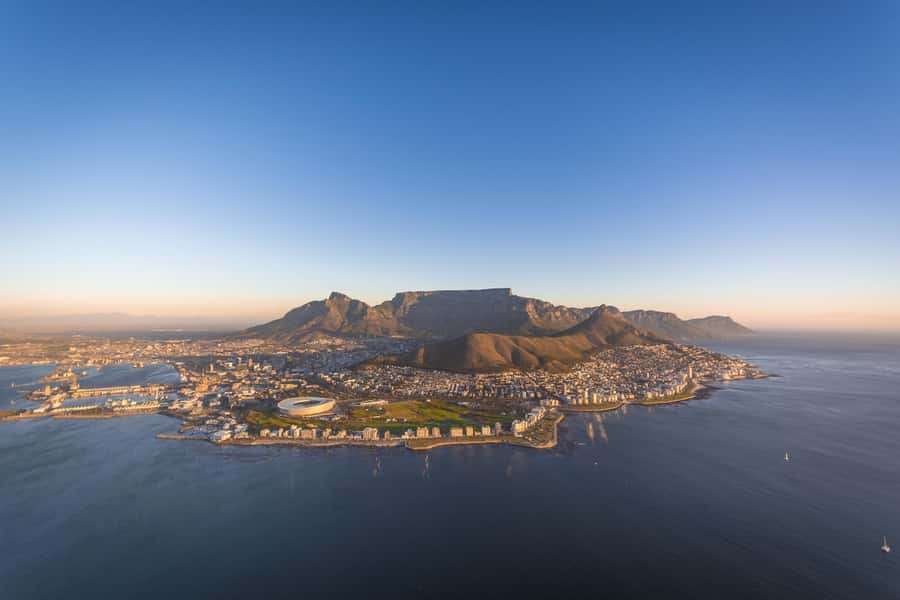 Cape Town: 20-Minute Helicopter Flight and Free Harbour Tour - Cape Town Stadium and the 2010 World Cup Lens
