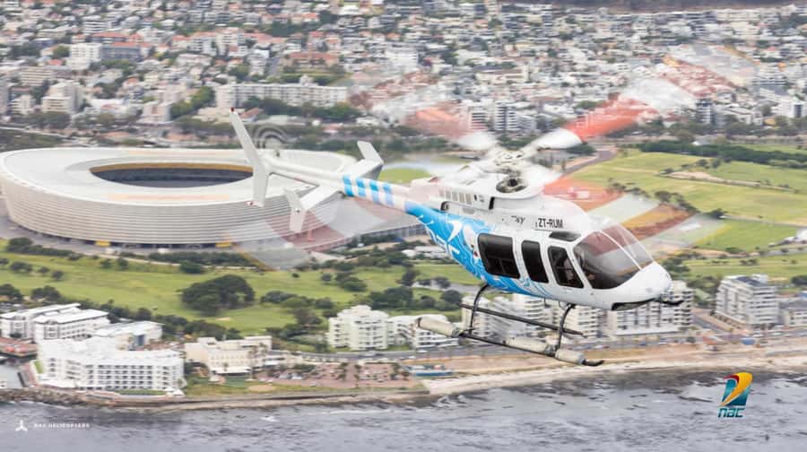 Cape Town: Hopper Helicopter Flight - Getting there: pickup from Cape Town areas to NAC Helicopters