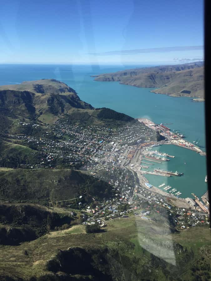 Christchurch: 20-Minutes City Helicopter Flight - Banks Peninsula in one flight: three now-dormant volcanoes and the Port of Lyttelton