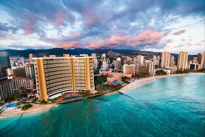 City By The Sea - 20 Min Helicopter Tour - Doors Off or On - Honolulu Skyline, Ala Moana, and Magic Island: Seeing the City as Patterns