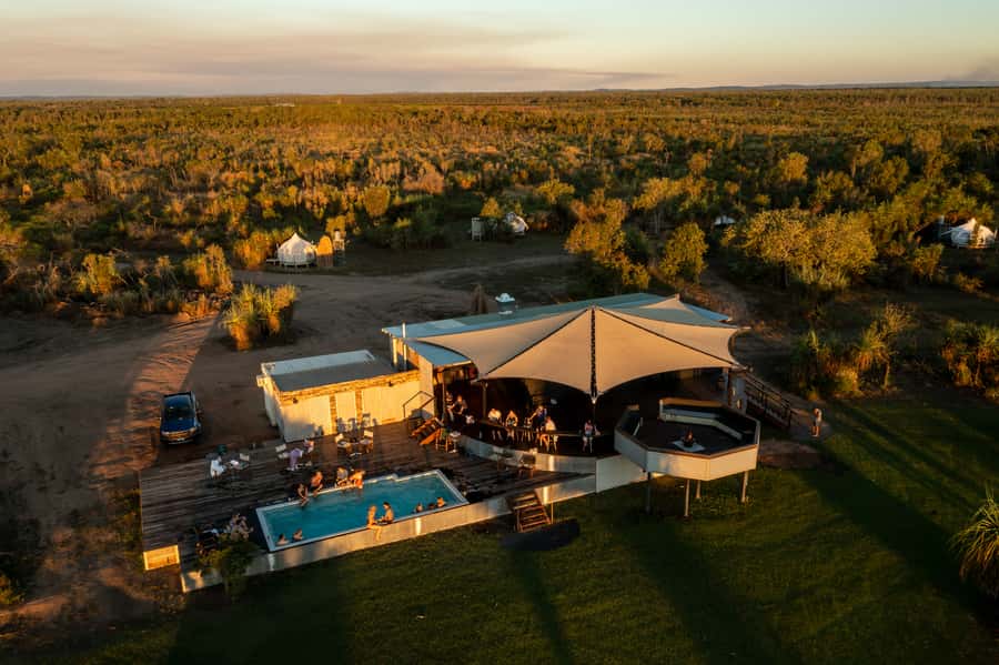 Darwin: Airboat Ride, Helicopter Flight, and Overnight Camp - Finnis River airboat: where the wetlands feel up close