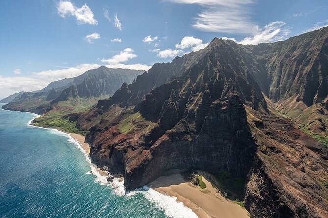 Discover Kauai Helicopter Tour from Princeville - Waimea Canyon: the Pacific’s Grand Canyon with waterfalls in view