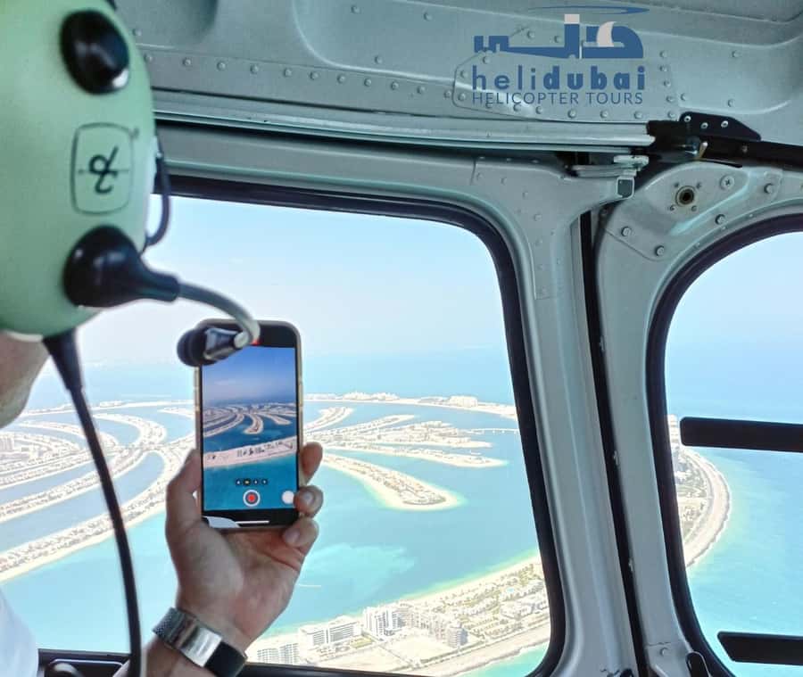 Dubai: 17-Minute Helicopter Tour over Palm Jumeirah - The Palm Jumeirah portion: where the views get addictive