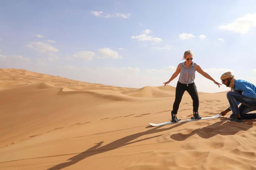 Dubai: Helicopter Ride, Desert Safari, Camels & Refreshments - Dune Bashing and Sandboarding: The Parts That Get Your Heart Rate Up