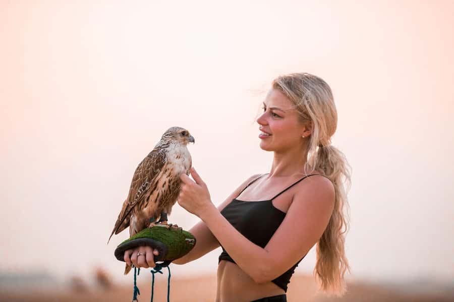 Dubai: Helicopter Ride, Desert Safari, Camels & Refreshments - Camel Riding in the Open Desert: Slower Pace, Real Quiet