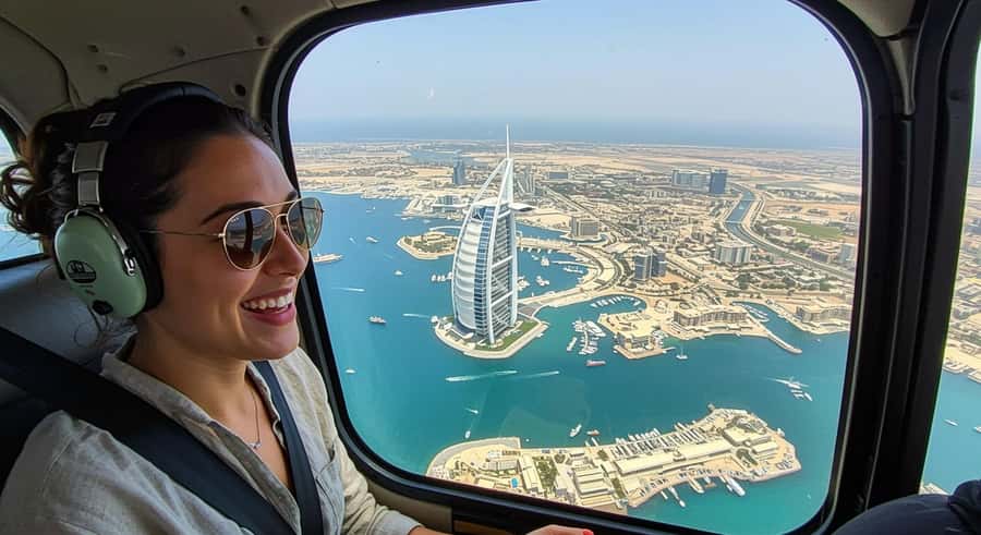 Dubai: Helicopter Ride, Old Town Walking Tour, Abra & Snacks - Who should book this Dubai helicopter + souks day