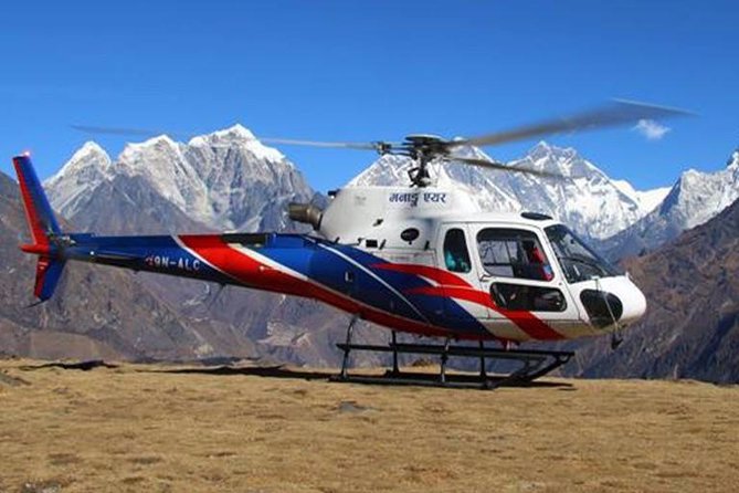 Everest Helicopter Tour- Day Tour - Refuel flight back toward Lukla, then home