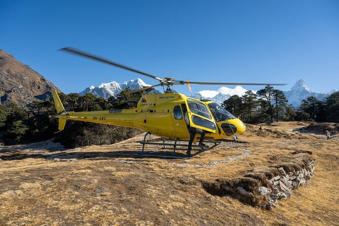 Everest Panorama Helicopter Tour - Pheriche at 4,371 m: the Ama Dablam focus