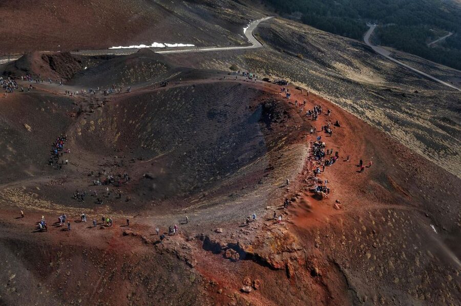 Fiumefreddo: Group Flight Helicopter Tour over Etna - Conifers give way to sciara: the volcano’s texture shift