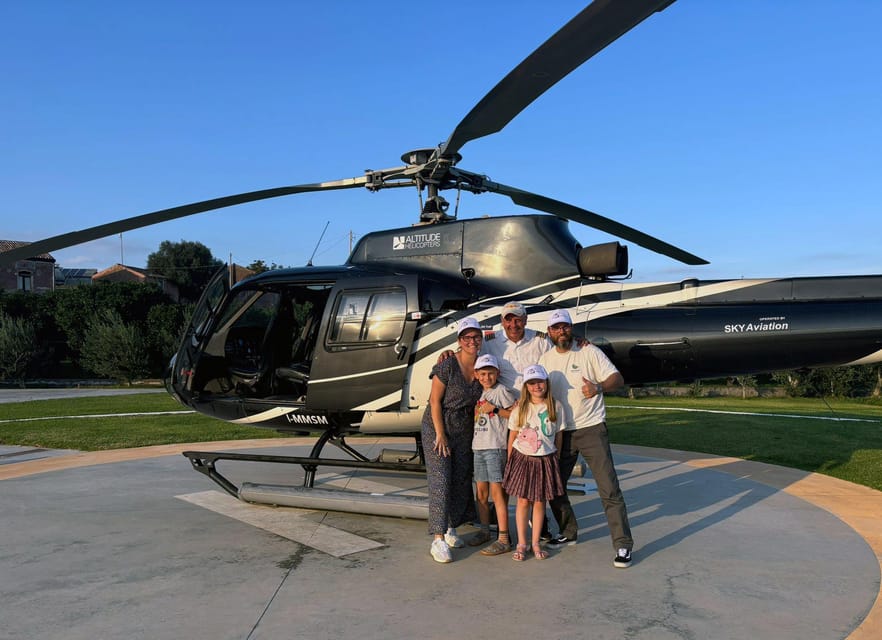 Fiumefreddo: Group Flight Helicopter Tour over Etna - Silvestri Craters and the view across the Ionian Sea