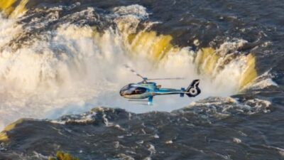Foz do Iguaçu: Helicopter Flight over the Iguassu Falls - How the 2-hour outing runs: pickup, helipad, and boarding