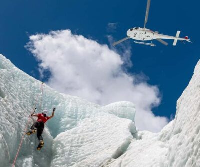 Franz Josef: Glacier Ice Climb experience with Heli Transfer - The helicopter transfer: sightseeing with purpose