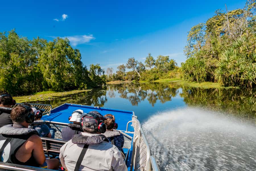 From Darwin: Top End Helicopter Ride & BBQ Cruise Day Trip - The Top End “from the sky to the water” combo
