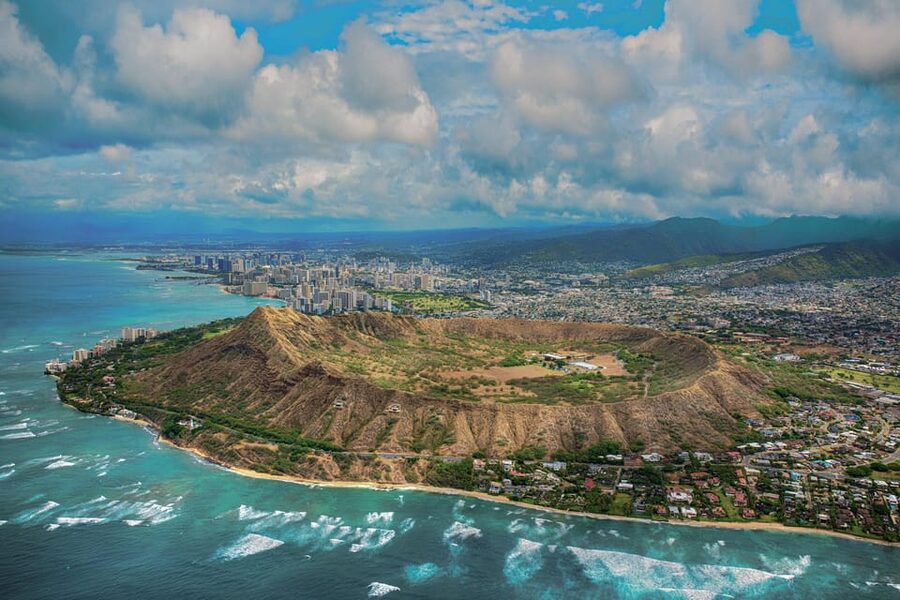 From Honolulu: Complete Oahu Island Helicopter Tour - North Shore from the Air: Surf Country as a Whole System