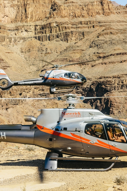 From Las Vegas: Grand Canyon Helicopter Tour with Champagne - The Return Flight: Bowl of Fire Red Rock and Las Vegas Below