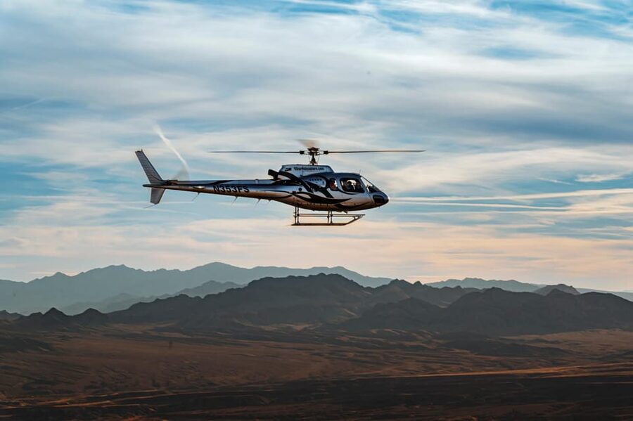 From Las Vegas: Grand Canyon West Rim Helicopter Tour - The Mojave Desert Panoramas on the Way Back