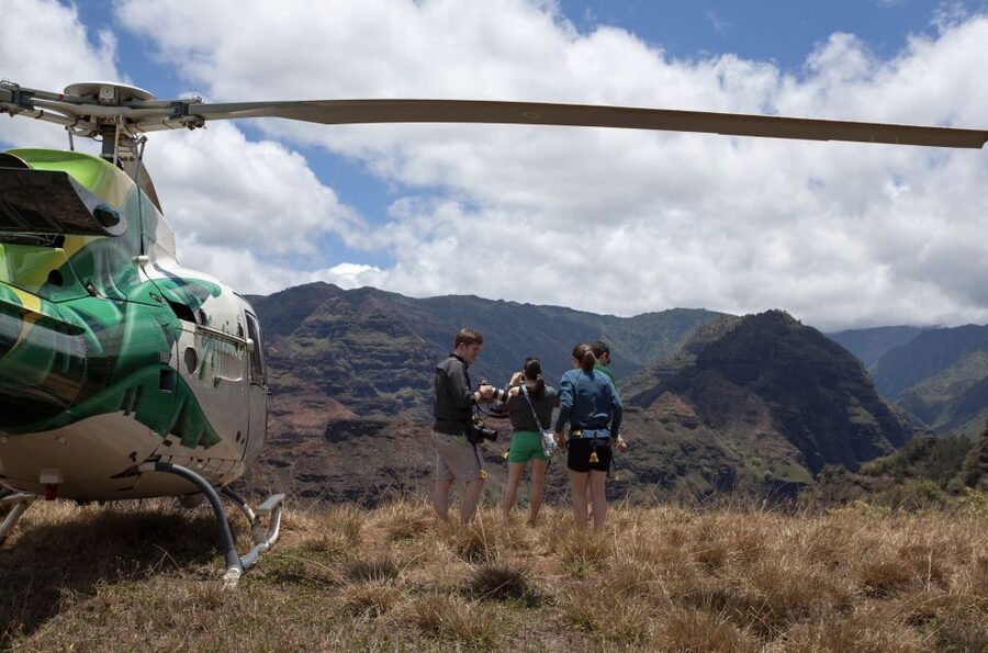 From Lihue: Kauai Sightseeing Helicopter Flight - Olokele Canyon landing: the part most people won’t forget