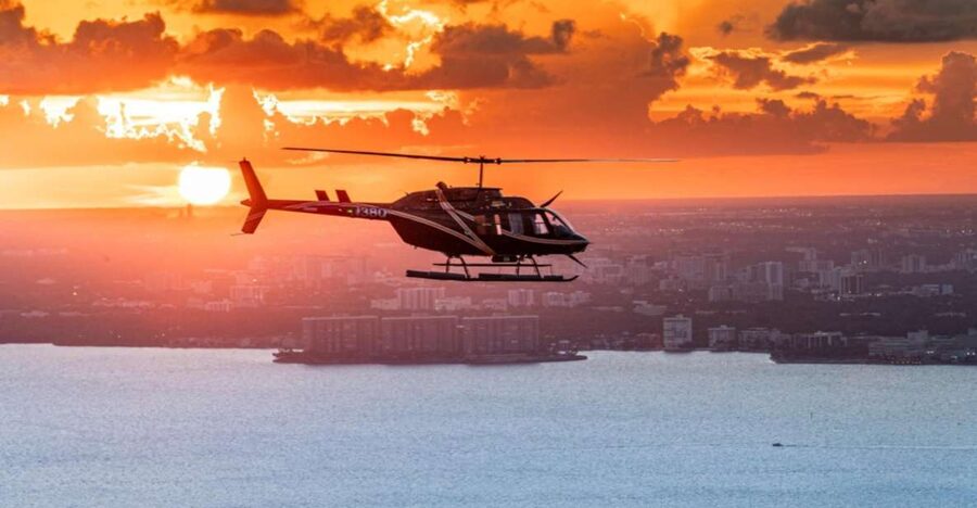 From Pembroke Pines: Helicopter Tour Over Miami - Meet your pilot and get geared up: sterilized headsets and safety basics