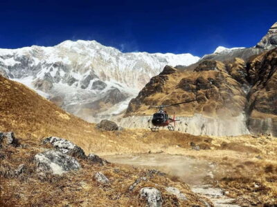 From Pokhara: Annapurna Base Camp (ABC) Helicopter Tour - Pokhara pickup and the quick path to the heli terminal