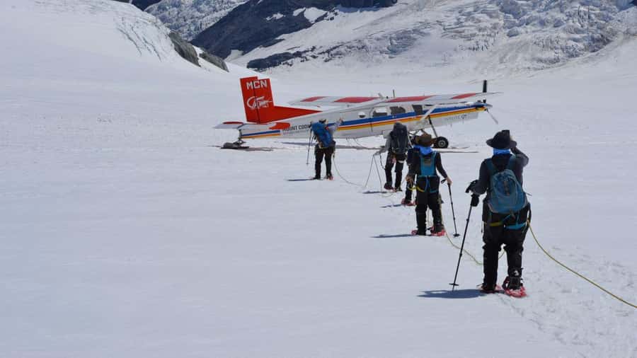 From Queenstown: Mount Cook Heli-Hike and Bus Tour Combo - Tasman Glacier Heli Hike: the helicopter views and the ice step-cutting