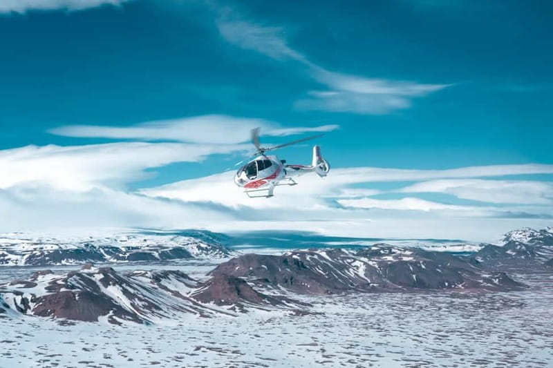 From Reykjavik: Fire And Ice Helicopter Tour with 2 Landings - Mount Hengill and the Hengill Geothermal Area: boiling mud, up close