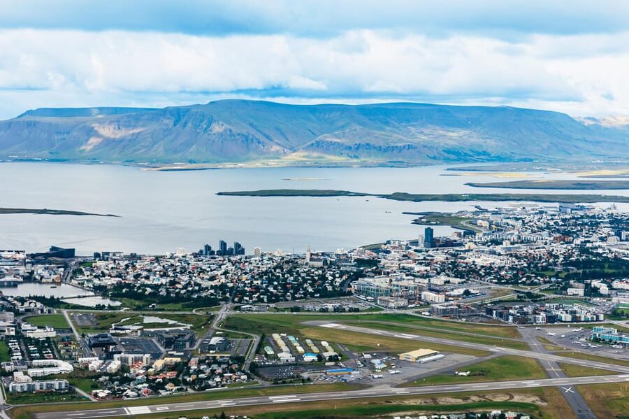 From Reykjavik: New Volcanic Area Helicopter Tour - Coastline Views: Mount Esja and Faxafloi Bay From Above