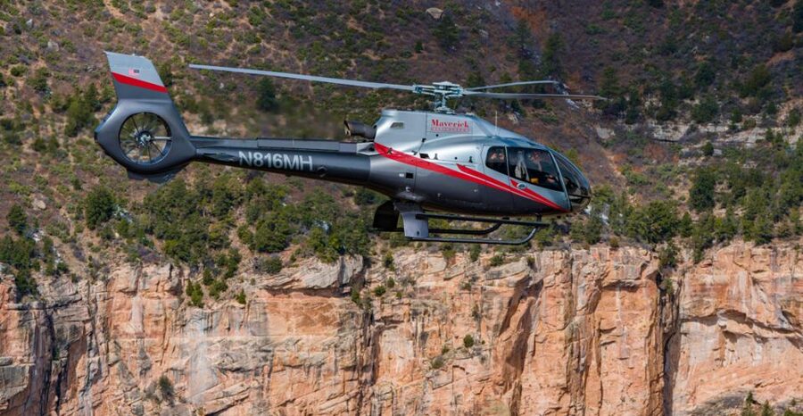 Grand Canyon Dancer Helicopter Tour from South Rim 25 min - The Dragon Corridor: widest and deepest means sharper perspective