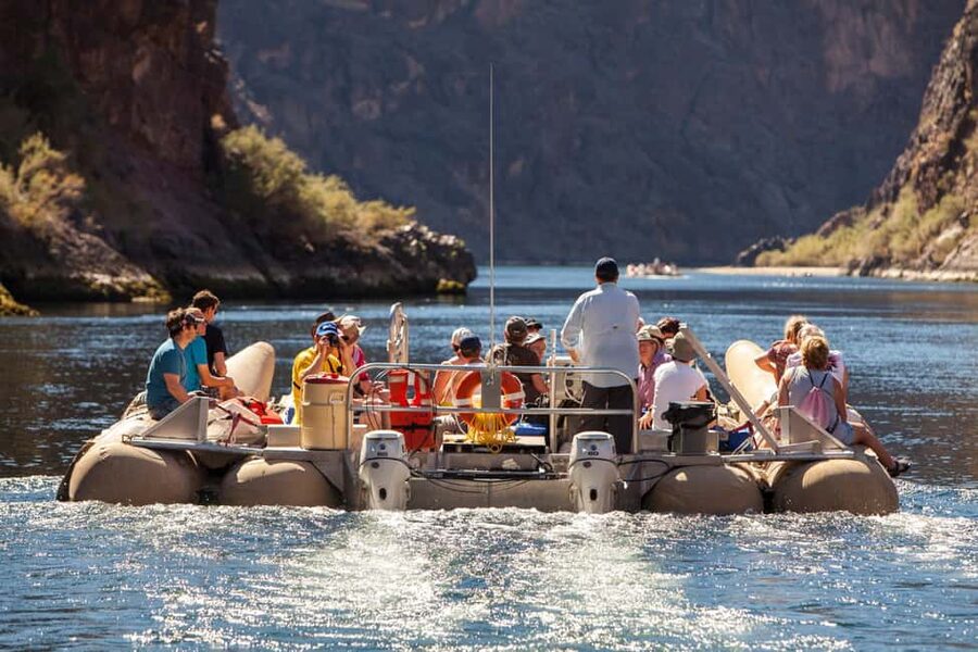 Grand Canyon Helicopter Flight & Hoover Dam River Float Raft - Black Canyon river time: swims, wildlife, and canyon walls up close