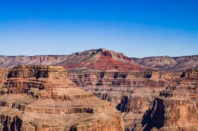 Grand Canyon Village: Helicopter Tour & Hummer Tour Options - Dragon Corridor landmarks: Tower of Ra and Vishnu Schist from above