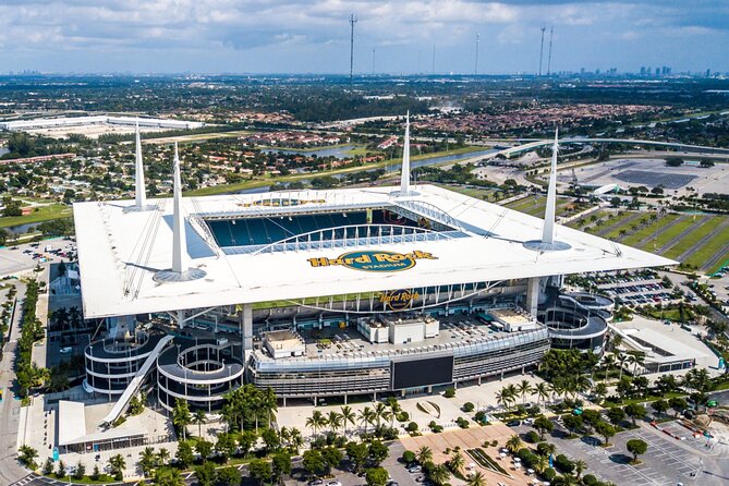 Guitar Hotel or Miami Dolphins Stadium Helicopter Tour - Getting airborne: the short, focused start near Pembroke Pines