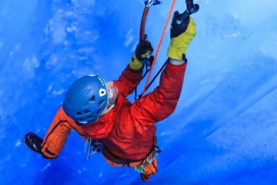 Heli Glacier Crevasse Ice Climbing- Summer - Getting kitted at Alaska Glacier Lodge (and how to make it easy)