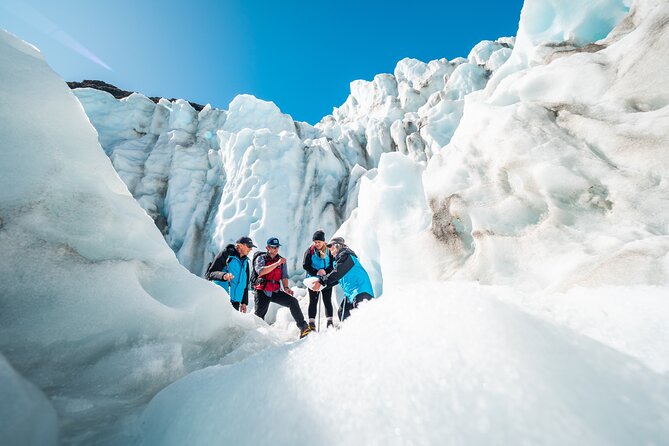 Heli Hike Fox Glacier - What you might see: caves, arches, and changing ice features