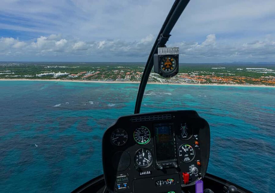 HELICOPTER TOUR - What you’ll see above: Cap Cana Marina to downtown Punta Cana