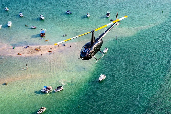 Helicopter Tour- Hard Rock Guitar, Miami & Gold Coast Tour - Haulover Beach Park and the Sandbar View