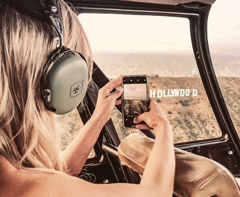 Hollywood Sign & Universal Studios Helicopter Tour - From Burbank’s Private Terminals to the Hollywood Sign