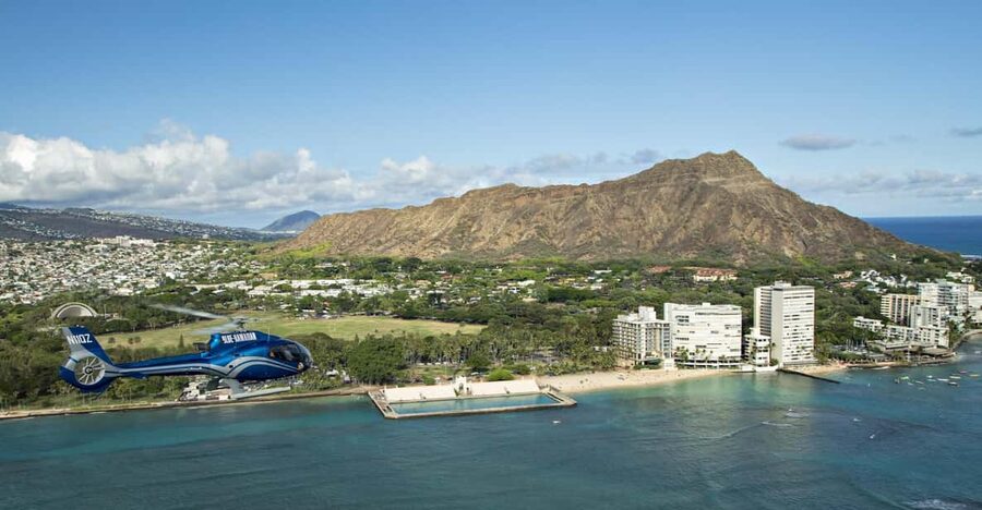 Honolulu: Blue Skies of Oahu Helicopter Tour - Pearl Harbor to Diamond Head: Arizona Memorial and the Volcano Profile
