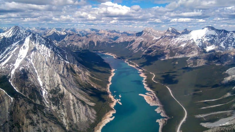 Kananaskis: 45 Minute "Sleeping Warrior" Helicopter Tour - Marvel Lake, Gloria Lake, and Mount Assiniboine’s Base: Where Scale Shows Up
