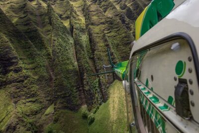 Kauai Deluxe Waterfall Safari: Helicopter Tour - Na Pali Coast from above: the scale hits different