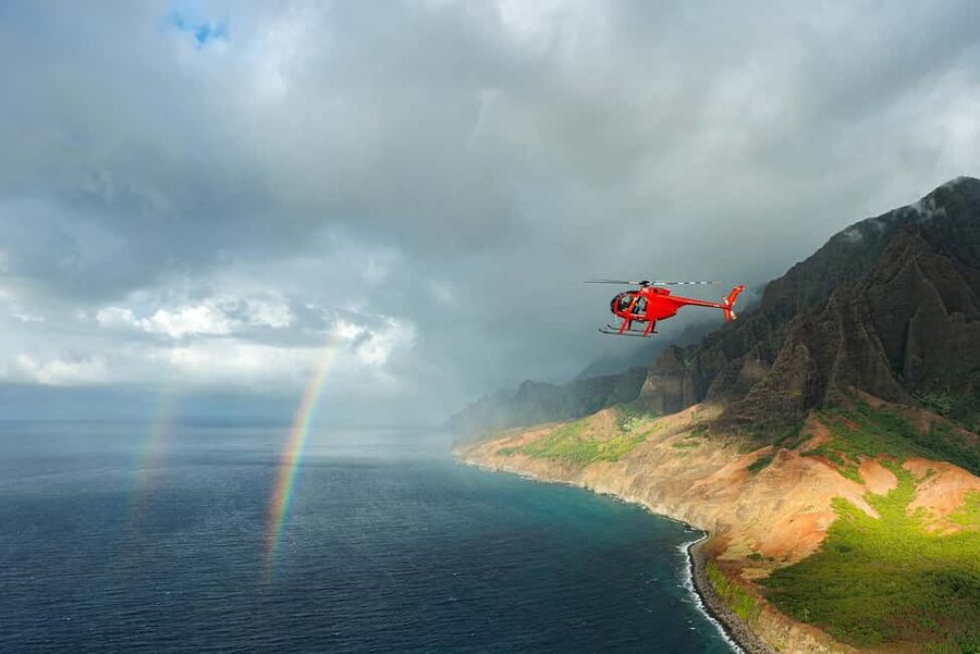 Kauai: Hughes 500 4-Passenger Doors-Off Helicopter Flight - Waialeale: a quick crater-and-waterfalls look