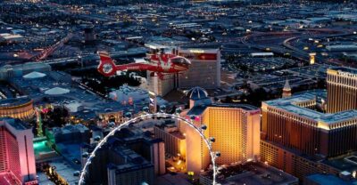 Las Vegas: Night Helicopter Flight over Las Vegas Strip - The Route You’ll Fly: Strip Icons and a Few Stadium Stops