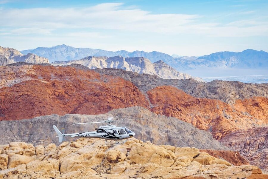 Las Vegas: Red Rock Canyon and Vegas Strip Helicopter Tour - Key highlights worth waking up early for