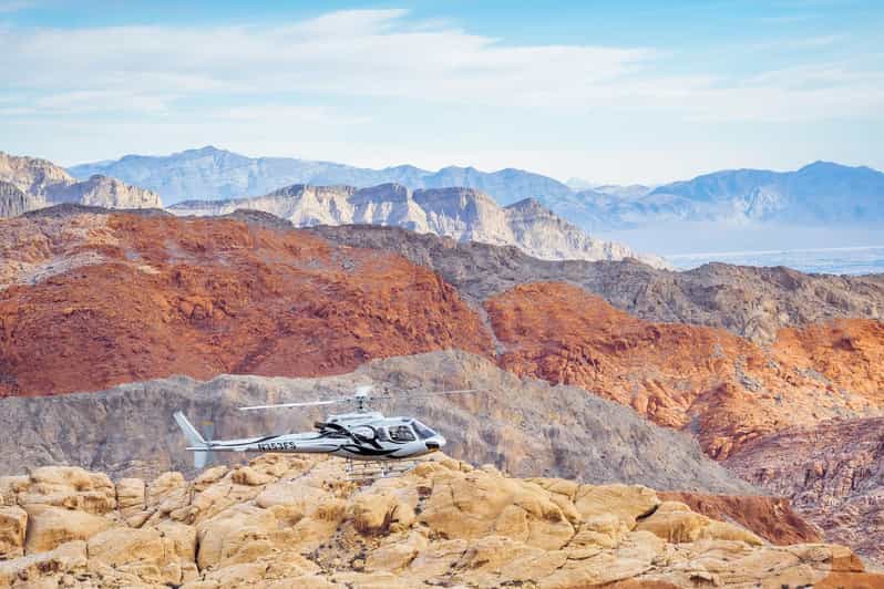 Las Vegas: Red Rock Canyon and Vegas Strip Helicopter Tour - From Strip pickup to takeoff at a VIP heliport